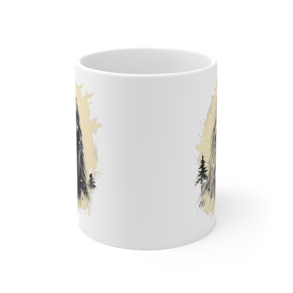 Bigfoot Mug Ceramic 11 oz, Bigfoot Coffee Mug, Bigfoot Gifts, Christmas Gift, Birthday Gift, Yeti Mug, Camping Mug, Gift for Him - 3.jpg