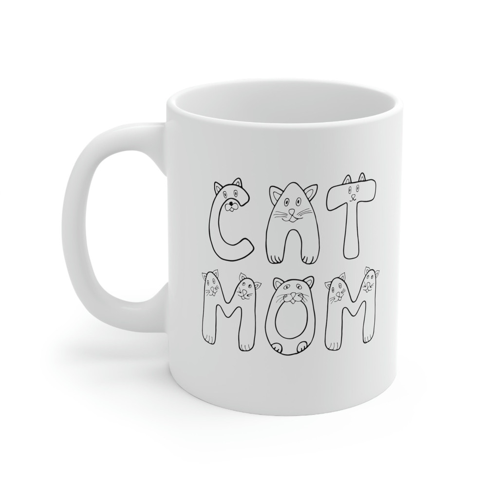 Cat Mom Mug 11 oz Ceramic Cat Mug Cat Coffee Mug Cat Mom Gifts Cat Lover Gift Cat Lover Mug Cat Owner Gift For Cat Mom Cat Mum Mug - 2.jpg