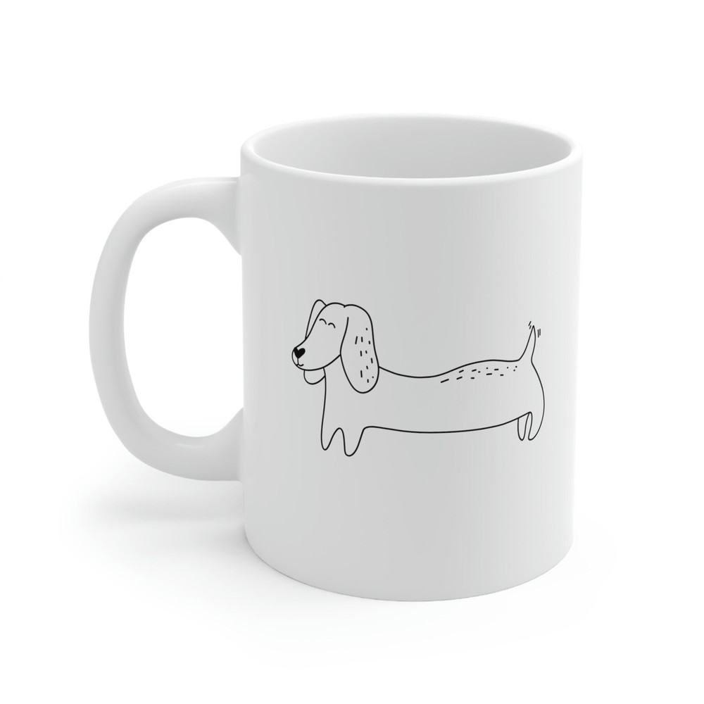 Dachshund Mug 11 oz Ceramic Dog Mugs Dachshund Lover Gift Dog Mom Mug Funny Dog Mug Weiner Dog Lover Weiner Dog Mug - 2.jpg