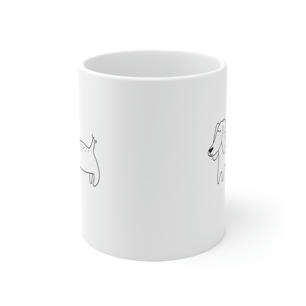 Dachshund Mug 11 oz Ceramic Dog Mugs Dachshund Lover Gift Dog Mom Mug Funny Dog Mug Weiner Dog Lover Weiner Dog Mug - 3.jpg