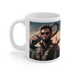 funny abraham lincoln coffee mug 11 oz abraham lincoln top gun mug abe
