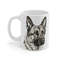German Shepherd Coffee Mug 11 oz German Shepherd Mug White German Shepherd Mug German Shepherd Gifts German Shepherd Lover Gift - 1.jpg