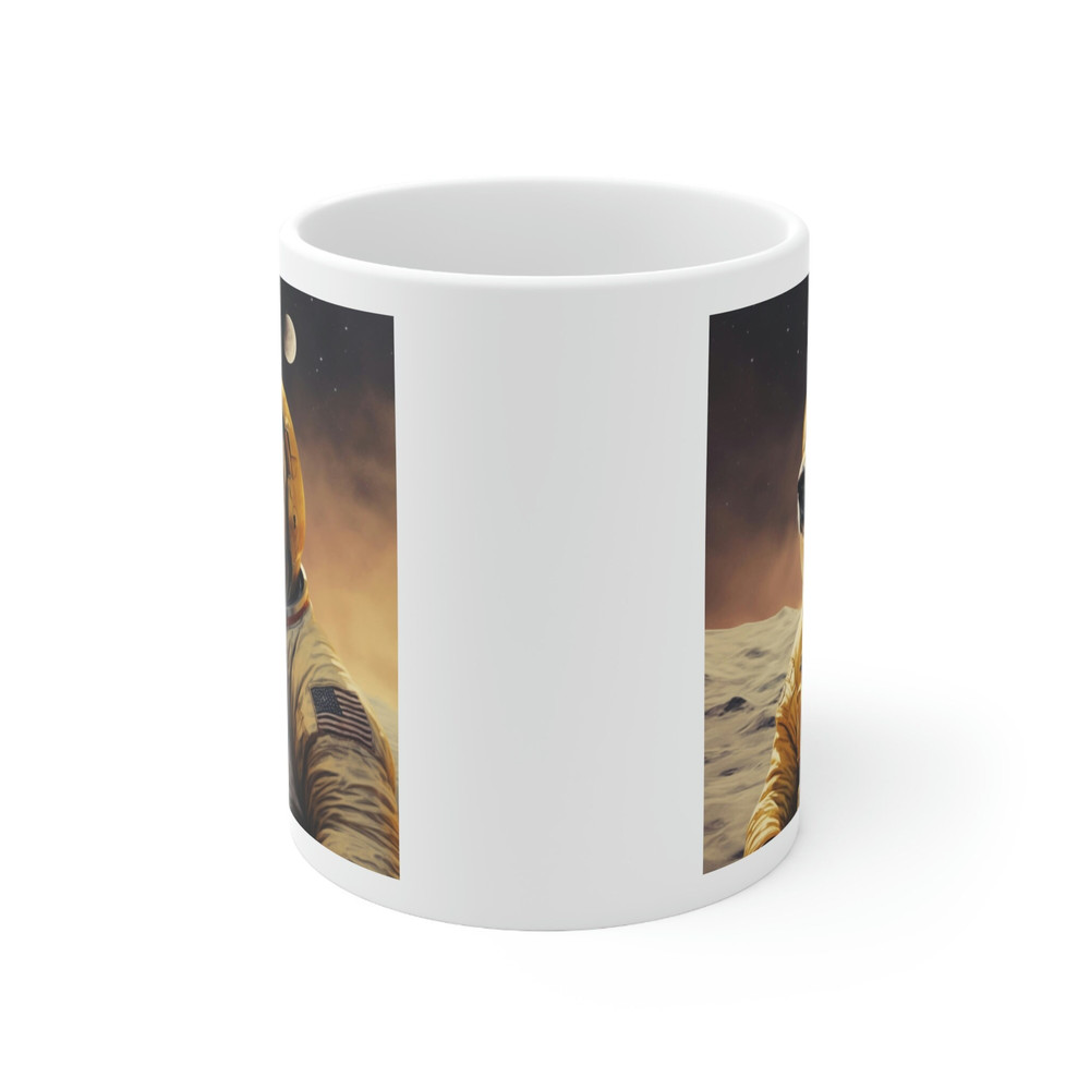 Golden Retriever Astronaut Coffee Mug 11 oz Funny Golden Retriever Mug Funny Dog Mug Golden Retriever Lover Gift Golden Retriever Mom - 3.jpg