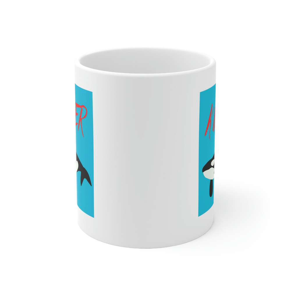 Killer Whale Mug 11 oz Coffee Mug Orca Mug Killer Whale Gift Orca Lover Gift Orca Whale Mug Whale Gift Killer Whale Art Free Willy Mug - 2.jpg
