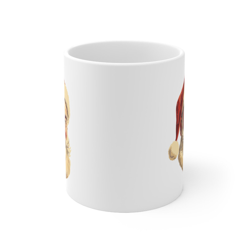 Santa Mug Ceramic 11 oz, Christmas Mug, Christmas Gift, Hot Chocolate Mug, Vintage Santa Mug, Retro Christmas Mug, Milk for Santa Mug - 3.jpg