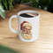 Santa Mug Ceramic 11 oz, Christmas Mug, Christmas Gift, Hot Chocolate Mug, Vintage Santa Mug, Retro Christmas Mug, Milk for Santa Mug - 6.jpg