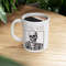 Staying Alive Skeleton Coffee Mug 11 oz Skeleton Coffee Mug Stay Alive Coffee Mug Coffee Lover Gift Skeleton Drinking Coffee Mug - 5.jpg