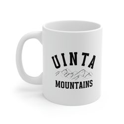 uinta mountains mug 11 oz coffee mug utah mountains mug mirror lake mu