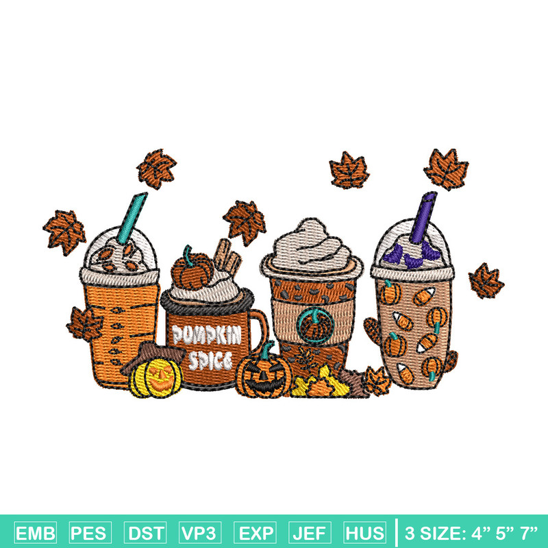 Halloween coffee embroidery design, Halloween embroidery, Embroidery file,Embroidery shirt, Emb design, Digital download.jpg