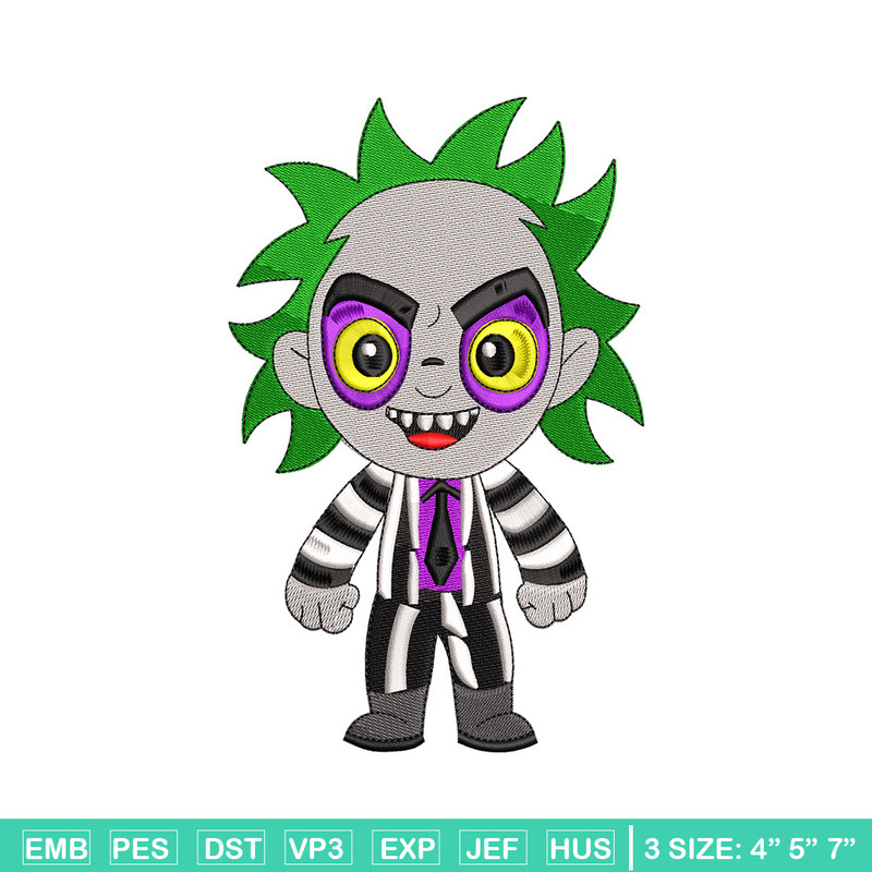 Horror chibi embroidery design, Horror embroidery, Embroidery file,Embroidery shirt, Emb design, Digital download.jpg