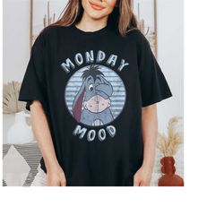 disney eeyore monday mood eeyore cute face winnie the pooh shirt, disneyland family matching shirt, magic kingdom, wdw e