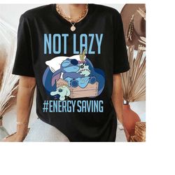 disney lilo and stitch not lazy energy saving shirt, stitch shirt, disneyland family matching shirt, magic kingdom, wdw