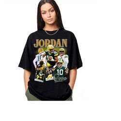 Vintage 90s Graphic Style Jordan Love T-Shirt, Jordan Love Tee, Jordan Love American Football Vintage Graphic Tee, Retro