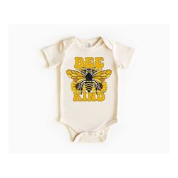 bee kind kids shirt, retro toddler t-shirt, nature toddler tee, motivational shirt, inspirational baby bodysuit