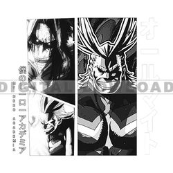 my hero academia svg, anime tshirt design bundle, manga design bundle, anime svg digital file 18