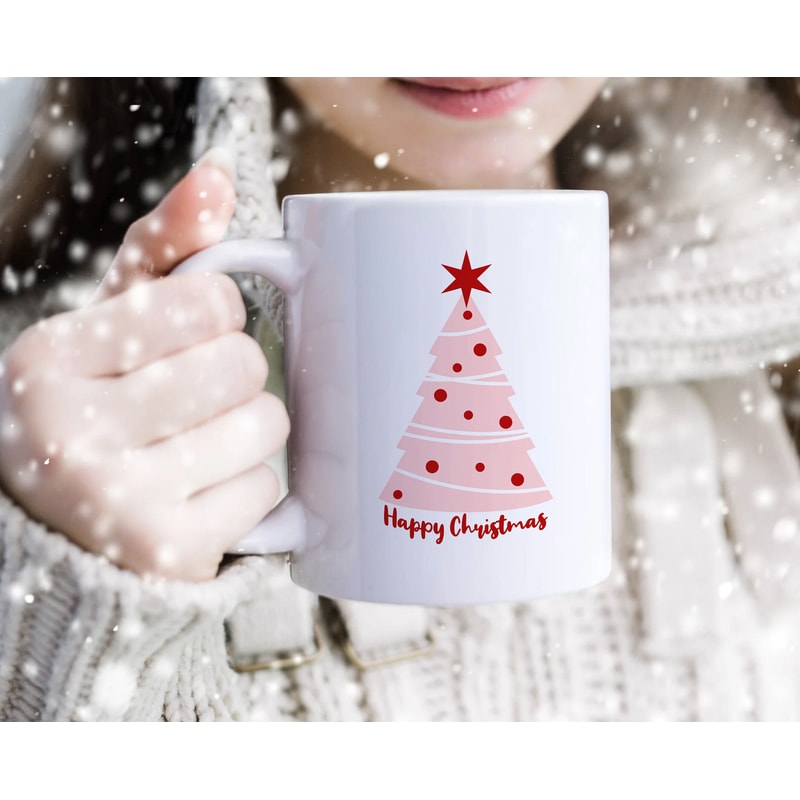 Christmas Gifts - Christmas Decoration - Christmas Tree Mug - Creative Christmas Tree Ceramic Mug - Hot Cocoa Cup - Simple Gifts for Kids - 5.jpg