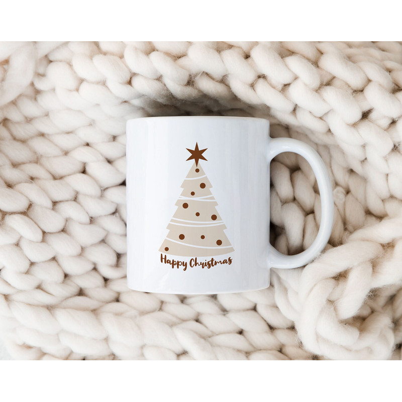 Christmas Tree Cup - 11oz, 330ml - Christmas Mug - Ceramic Christmas Mug - Funny Christmas Coffee Cup - Christmas Tree Tea Cup - Winter Mug - 1.jpg