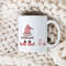 Couple Christmas Mug Personalized with Name - Christmas Anniversary Gift - Individual Coffee Cup - Cute Custom Elf Design for Mum, Dad - 3.jpg