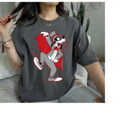 disney halloween goofy in dracula costume t-shirt, mickey's not so scary shirt, disneyland halloween matching family shi