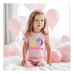 2nd birthday toddler shirt, birthday toddler shirt, second birthday t-shirt, birthday girl shirt, kids birthday clothing