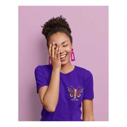 juneteenth 1865 pocket shirt, freeish shirt, black history months shirt, butterfly juneteenth shirt, plus size tee 5-6xl