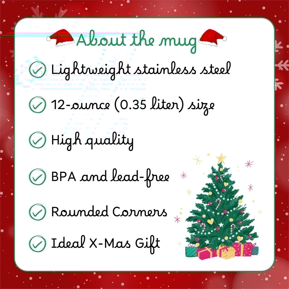 Cute Reindeer Mug Personalized Christmas Reindeer Face Eve Box Filler Gift Hot Chocolate Ceramic Mug Gift For Her Cute Kids Present - 5.jpg