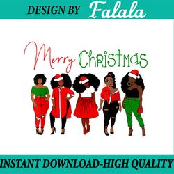 black african american santa png, christmas melanin women png, christmas black woman png, afro woman christmas png, merr
