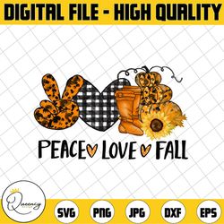 peace love fall png,fall sublimation designs downloads,sublimation graphics,digital download,pumpkin sublimation design
