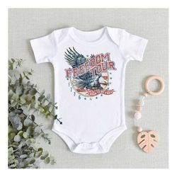 freedom tour shirt, bort to be kids t-shirt, made in america toddler t-shirt, retro natural infant, patriotic toddler te