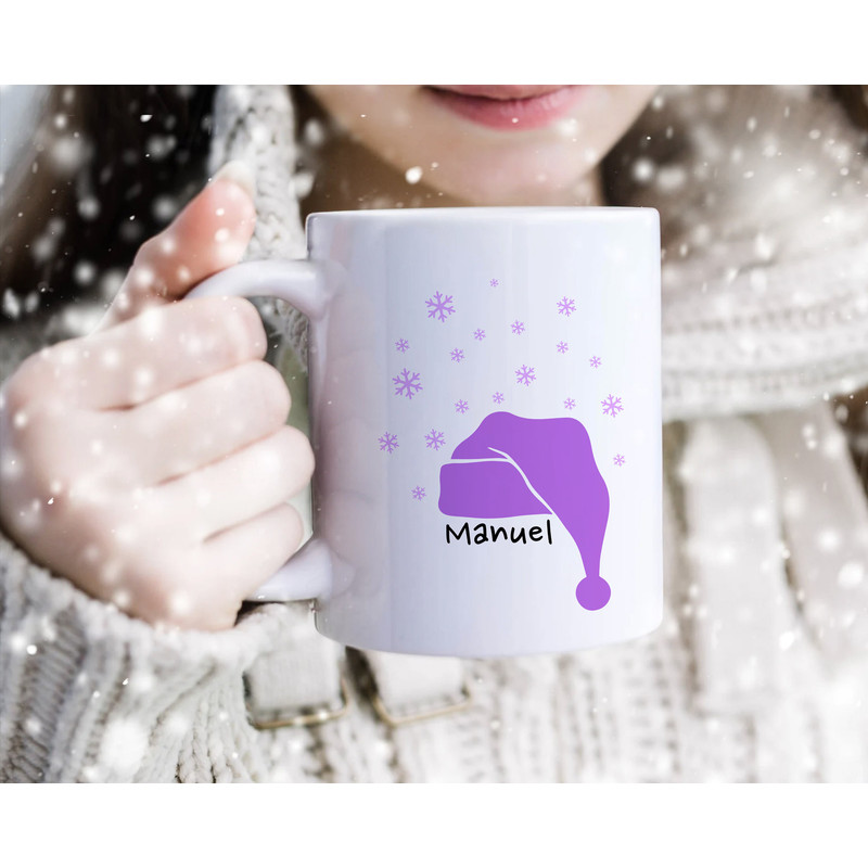 Kids Christmas Mugs Personalized - Hot Chocolate Mugs - Christmas Eve Gifts -Christmas Gift Girl - Gift For Her - Daughter Best Friend Gift - 2.jpg