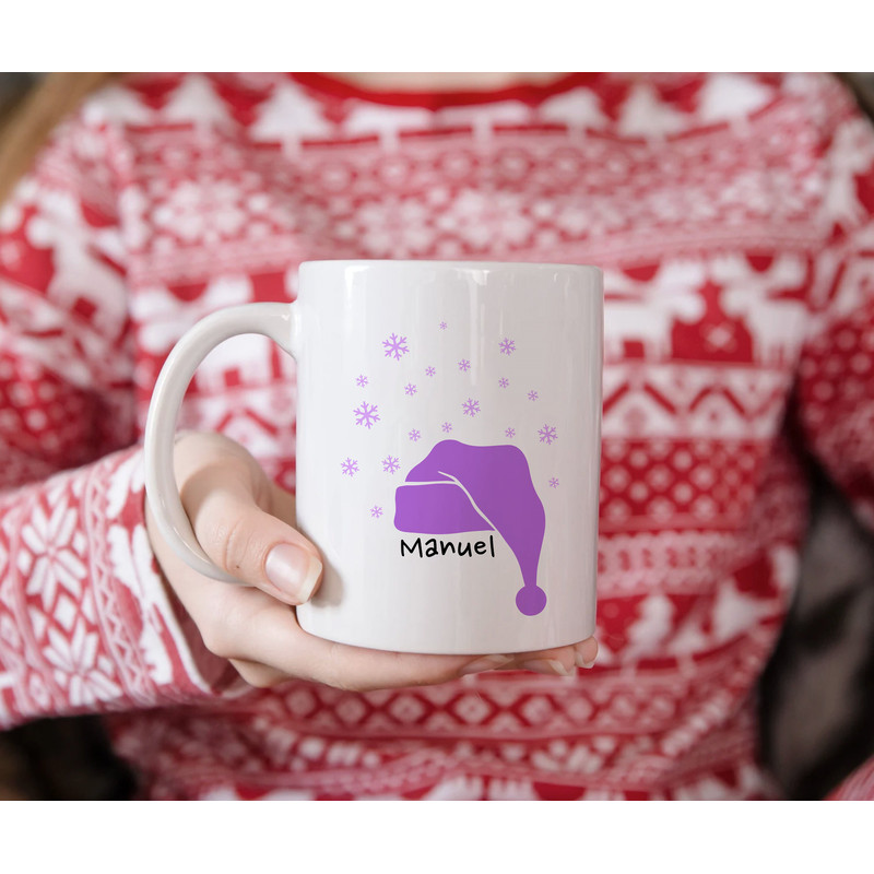 Kids Christmas Mugs Personalized - Hot Chocolate Mugs - Christmas Eve Gifts -Christmas Gift Girl - Gift For Her - Daughter Best Friend Gift - 4.jpg