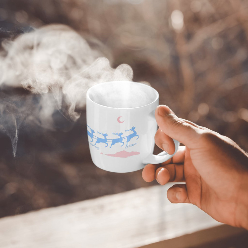 Merry Christmas Coffee Mug Winter Season  Snowflake design  December Santa Claus Mug  Unique Gift for Santa Claus Lovers  Winter Mug - 4.jpg