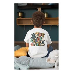 peace out kinder garten shirt, last day of school t-shirt, aesthetic toddler tee, kindergarten graduation gift, first gr