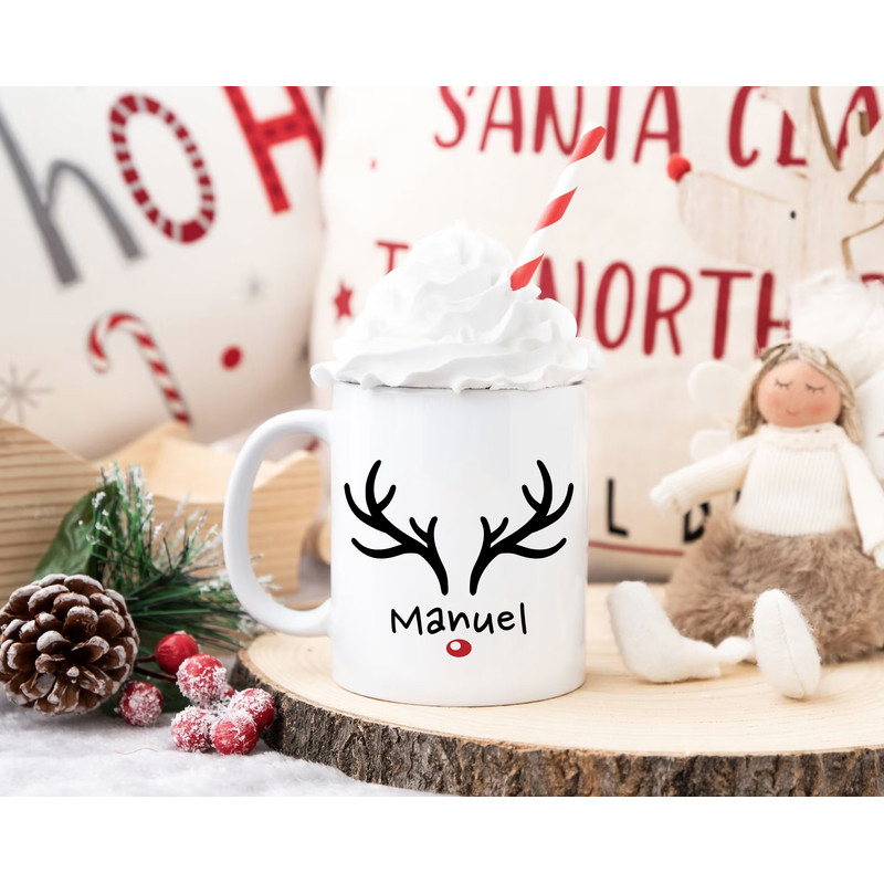 Personalized Christmas Mug  Reindeer Mug  Santa Claus Gift  Stocking stuffers for kids  Customizable Cup  For Boys And Girls  winter - 2.jpg