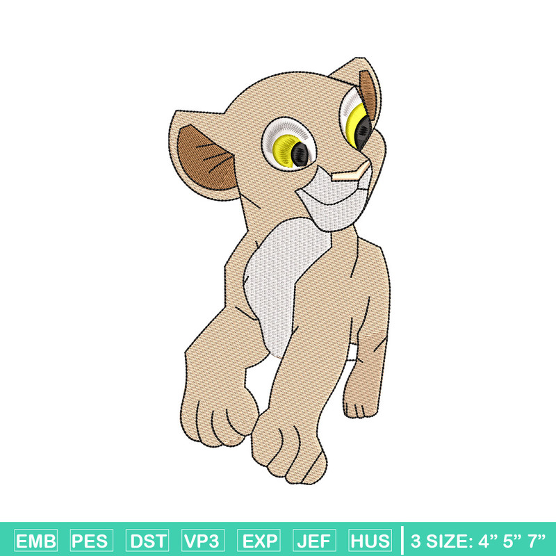Lion cartoon embroidery design, Lion king embroidery, Emb design, Embroidery shirt, Embroidery file, Digital download.jpg