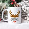 Personalized Christmas Reindeer Mug Reindeer Gifts Cute Reindeer Face Cup Eve Box Filler Idea Best Time of the Year Santa's Helper - 3.jpg