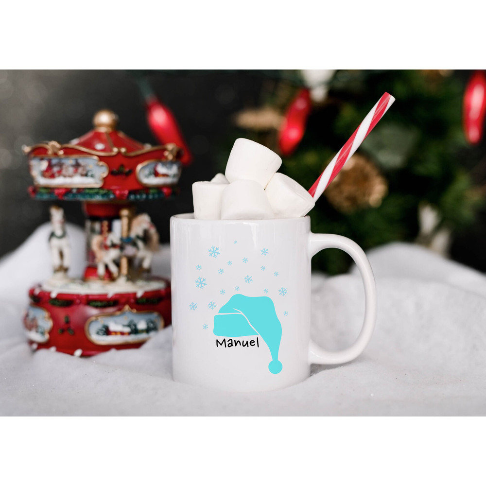 Personalized Kids Christmas Mug - Hot Chocolate Mug - Christmas Eve Box Filler - Boy or Girl - 2.jpg