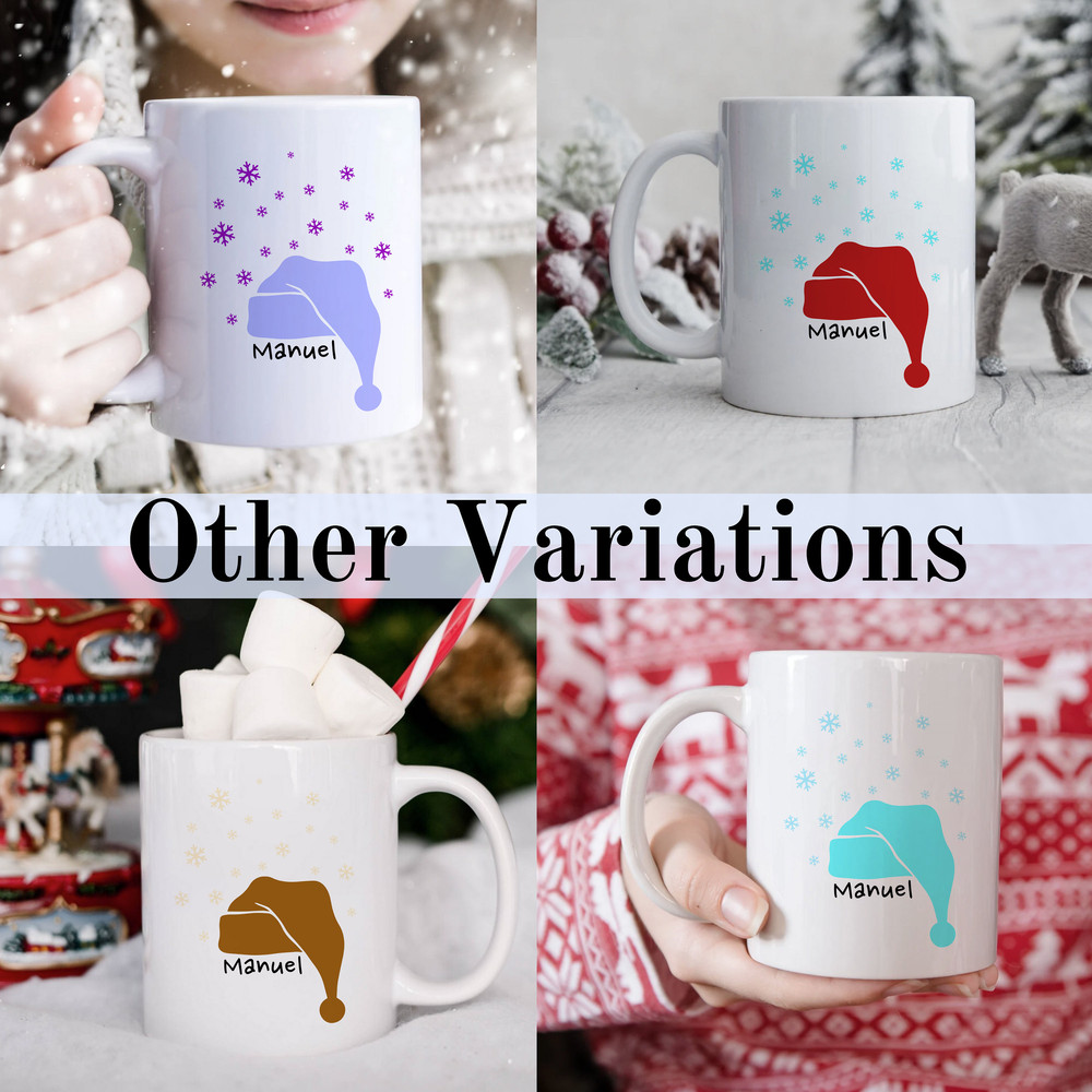 Personalized Kids Christmas Mug - Hot Chocolate Mug - Christmas Eve Box Filler - Boy or Girl - 7.jpg