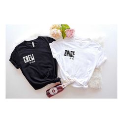 bride crew shirts, bachelorette party shirt, bride squad t-shirt, team bride tee, bridal party t shirt, bridal party shi