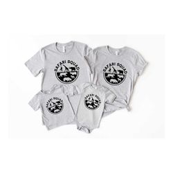 safari squad shirt, family matching shirt, african safari 2023 trip, safari life crew t-shirt, zoo trip cousin crew tee