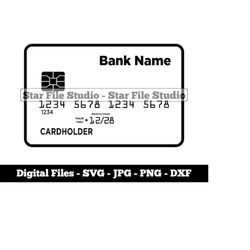 Debit Card Template Svg, Debit Card Svg, Credit Card Svg, Debit Card Png, Debit Card Jpg, Debit Card Files, Debit Card C