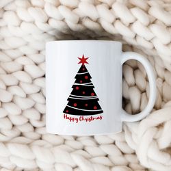 santa mugs, christmas tree mugs for moms, christmas coffee mugs