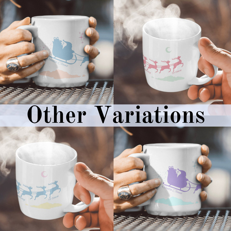 Santa's Reindeer Sleigh Mug Gift for Christmas Reindeer Mug Christmas Present Gift Idea Winter Vibes Unique Gift For Him and Her - 6.jpg