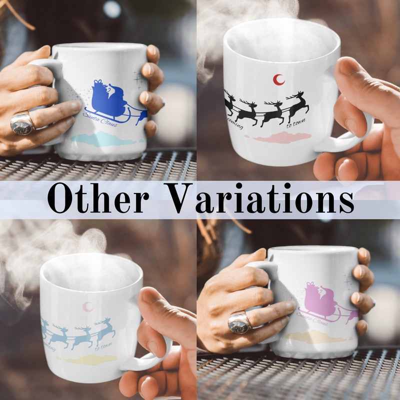 Santa's Reindeer Sleigh Mug Gift for Christmas Reindeer Mug Christmas Present Gift Idea Winter Vibes Unique Gift For Him and Her - 7.jpg