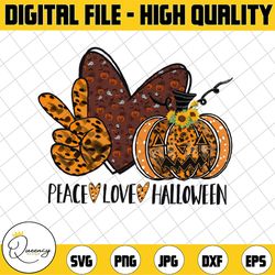 peace love halloween png , halloween png, pumpkin sublimation png design, pumpkin halloween png, peace love halloween