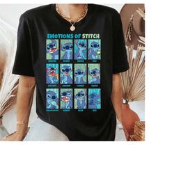 Disney Lilo and Stitch Emotions Of Stitch Shirt, Disneyland Family Matching Shirt, Magic Kingdom Tee, WDW Epcot Theme Pa