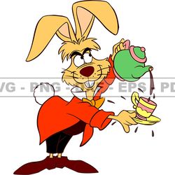 March Hare Svg, Cartoon Customs SVG, EPS, PNG, DXF 140