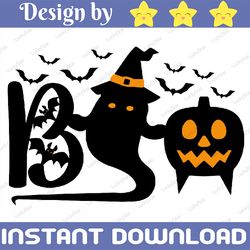 funny halloween svg, boo svg, ghost svg, pumpkin face, bat, spider web, files for cricut, sublimation designs downloads