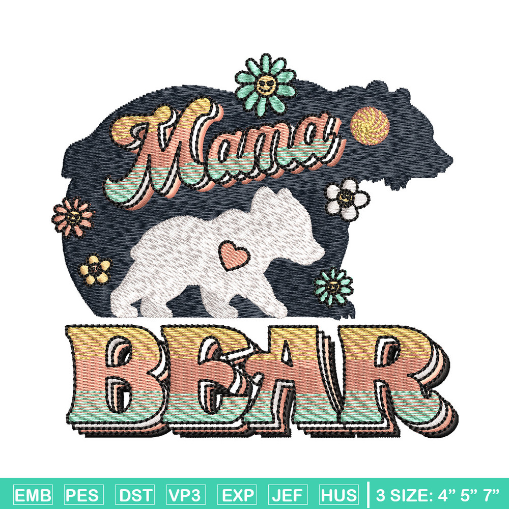 Mama bear embroidery design, Halloween embroidery, Embroidery file, Embroidery shirt, Emb design, Digital download.jpg