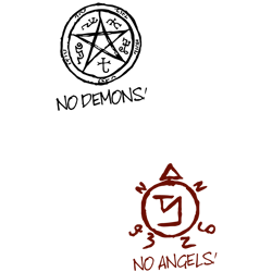no demons no angels png, supernatural, castiel stencil, sam and dean stencil, cricut silhouette svg